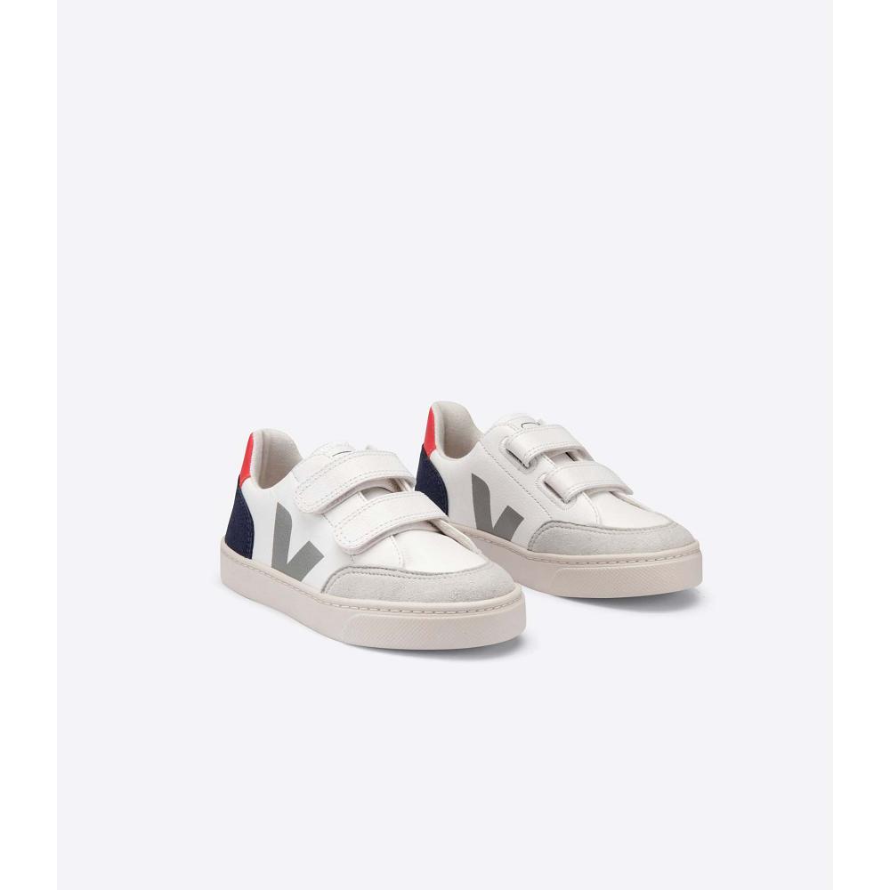 Αθλητικά Παπούτσια παιδικα Veja V-12 CHROMEFREE White/Black | GR 886AHK